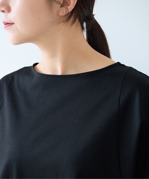 yuni（ユニ　）の「ハイパワーポンチ フレンチプルオーバー（Tシャツ/カットソー・レディース・ブラック/ホワイト/ボルドー/イエロー・FREE）」の9枚目の写真