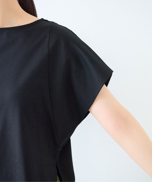 yuni（ユニ　）の「ハイパワーポンチ フレンチプルオーバー（Tシャツ/カットソー・レディース・ブラック/ホワイト/ボルドー/イエロー・FREE）」の8枚目の写真