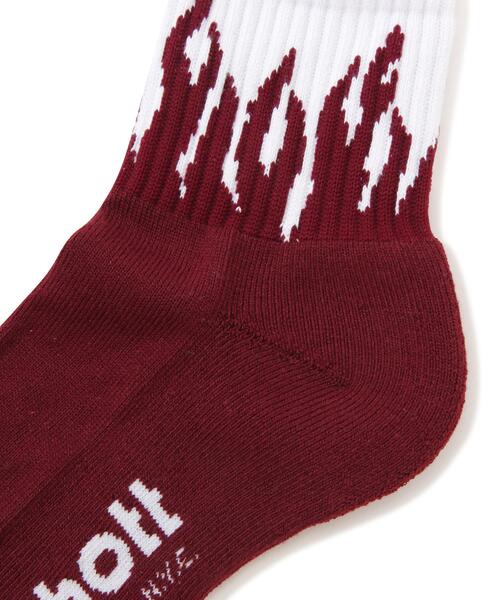 schott（ショット）の「【直営限定】Schott/ショット/FLAME SOCKS/フレイムソックス（ソックス/靴下・メンズ・その他24・F）」の9枚目の写真