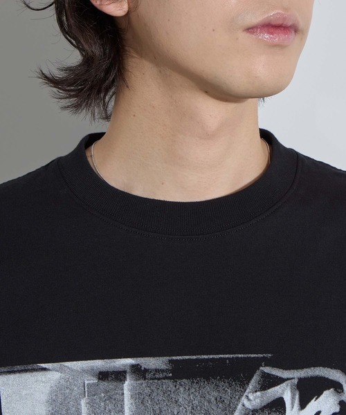 SLICK(スリック)の「【SLICK/スリック】Regular Fit Printed T-Shirt (Routin) / レギュラーフィットプリントTシャツ /レギュラーフィット / ヘビーウェイト(Tシャツ/カットソー・メンズ・ホワイト/ブラック・3/2/1)」の5枚目の写真