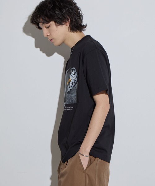 SLICK(スリック)の「【SLICK/スリック】Regular Fit Printed T-Shirt (Routin) / レギュラーフィットプリントTシャツ /レギュラーフィット / ヘビーウェイト(Tシャツ/カットソー・メンズ・ホワイト/ブラック・3/2/1)」の18枚目の写真