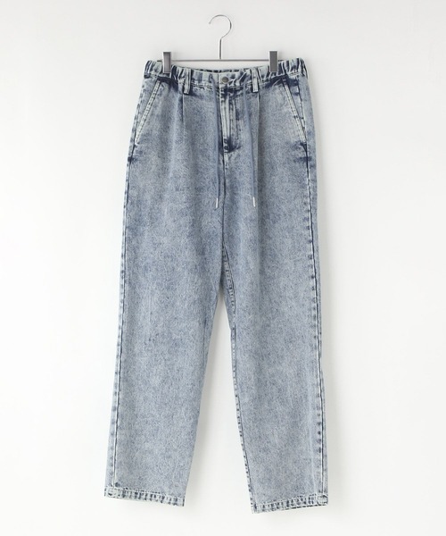 LOWRYS FARM（ローリーズファーム）の「ライトデニムイージーパンツ　 329250（デニムパンツ・メンズ・ブラック/ブルー・MEDIUM/LARGE）」の18枚目の写真