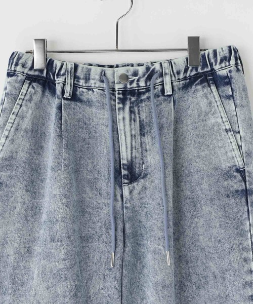 LOWRYS FARM（ローリーズファーム）の「ライトデニムイージーパンツ　 329250（デニムパンツ・メンズ・ブラック/ブルー・MEDIUM/LARGE）」の20枚目の写真