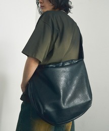 Synthetic Leather Shoulder Bag / 合成皮革ショルダーバッグ