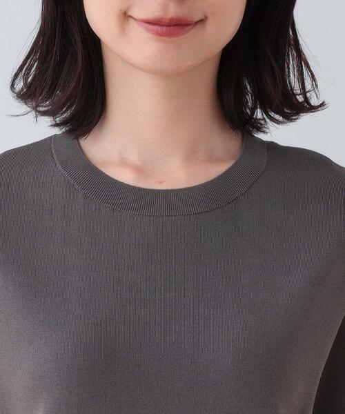 INDIVI（インディヴィ）の「【洗える／SETUP可能】フレンチスリーブ イージーニット（ニット/セーター・レディース・ホワイト/ブラック/ブラウン系その他・05/13/15 /34/38/19）」の20枚目の写真