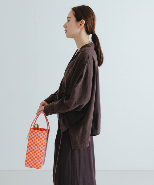 ラミーレーヨンギャザーヘムシャツ（シャツ/ブラウス）｜URBAN