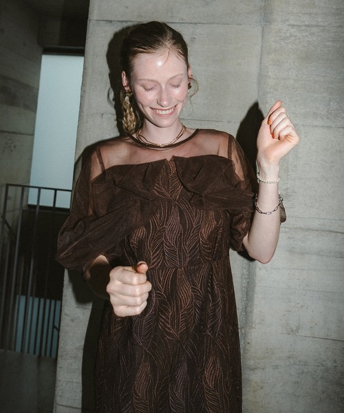 Tornade pencil dress（ドレス）｜et.UNiVER（エトユニベール