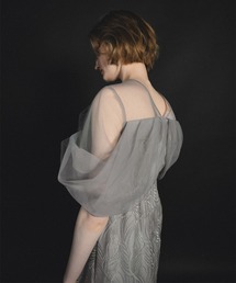 et.UNiVER Tornade pencil dress グレー Tornade pencil dress（ドレス）｜et.UNiVER（エトユニベール