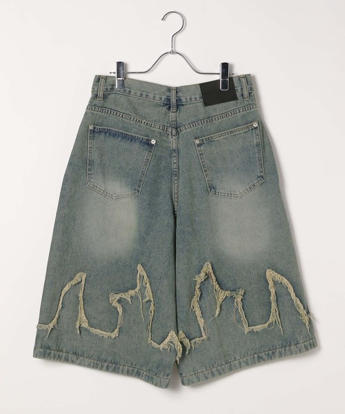 【UNISEX】NOT4NERD/アップリケデニムショーツ NOT4NERD(ノットフォーナード)の「【UNISEX】NOT4NERD