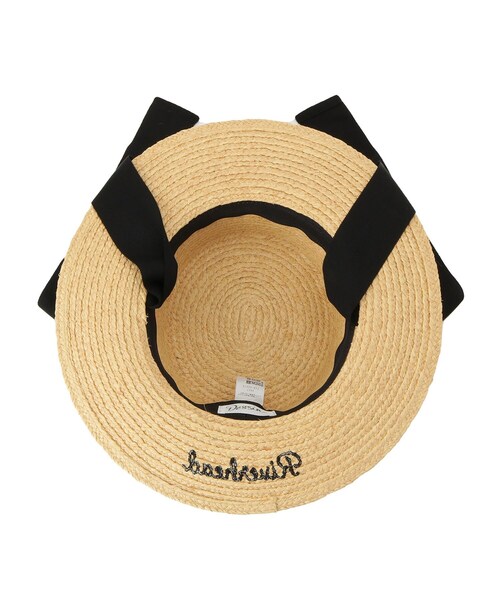 Dessin（デッサン）の「リボンカンカン帽（ハット・レディース・ブラック/ブラック系4・00）」の3枚目の写真