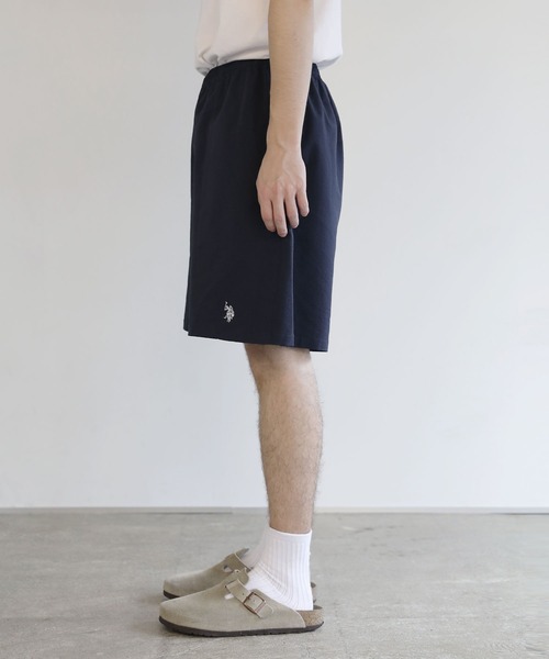 U.S. POLO ASSN.(ユーエスポロアッスン)の「U.S.POLO ASSN. 別注 ワンポイント刺繍バギーショーツ シアサッカー/ナイロン(その他パンツ・メンズ・ブラック系/グレー/カーキ/ブラック/ライトグレー/ネイビー/チャコール・XL/L/M/S)」の20枚目の写真