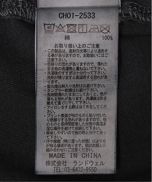 CHUMS（チャムス）の「CHUMS/チャムス 半袖Tシャツ フロントプリント CH01-2533（Tシャツ/カットソー・メンズ・サックスブルー/ブルーグリーン/ブラック/オフホワイト・M/L/XL）」の12枚目の写真