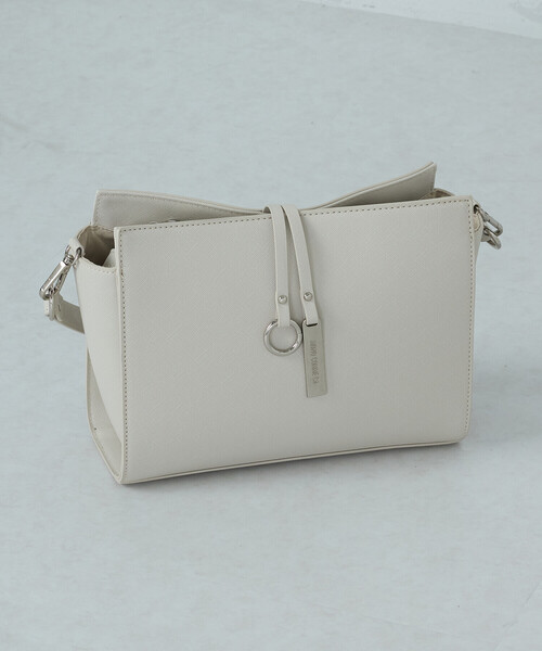 ロゴプレート ミニショルダー（ショルダーバッグ）｜COMME CA