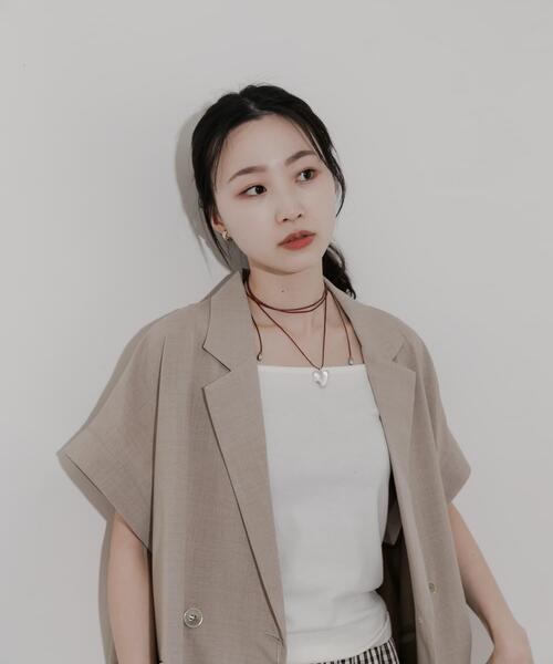 SMELLY（スメリー）の「トップハートカラーコードネックレス（ネックレス・レディース・レッド・-）」の10枚目の写真