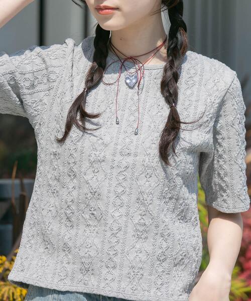 SMELLY（スメリー）の「トップハートカラーコードネックレス（ネックレス・レディース・レッド・-）」の2枚目の写真