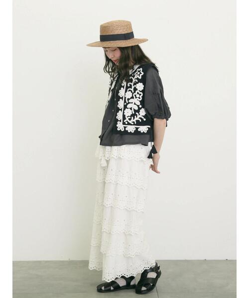 充実の品 セール】ティアードスカラップレースパンツ（その他パンツ パンツ