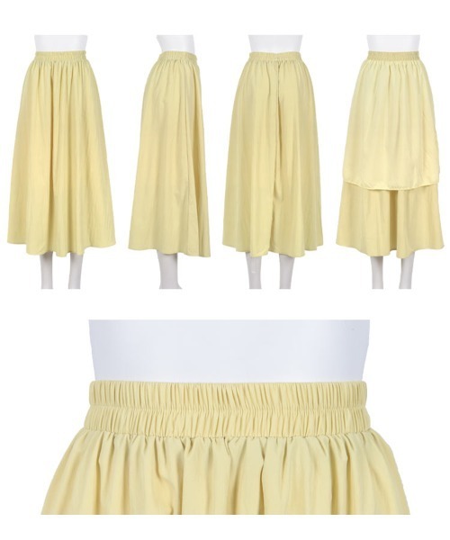 KOBE LETTUCE（コウベレタス）の「バルーンセットアップ（セットアップ・レディース・サックスブルー/イエロー/ホワイト・M）」の11枚目の写真