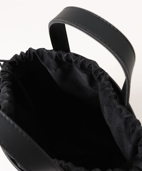 セール】【MIAN】フラワーメッシュミニトート バケツバッグ 巾着付き