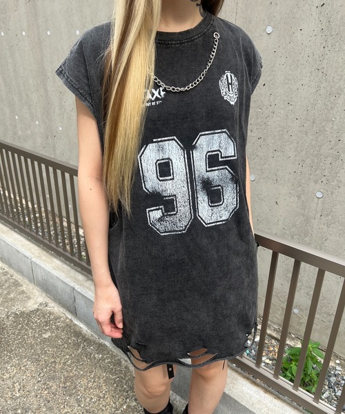 Figments（フィグメンツ）の「ピグメントチェーンビッグタンク（タンクトップ・レディース・その他1/その他2/その他3/その他4/その他5・FREE）」の5枚目の写真