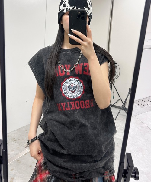 Figments（フィグメンツ）の「ピグメントチェーンビッグタンク（タンクトップ・レディース・その他1/その他2/その他3/その他4/その他5・FREE）」の17枚目の写真