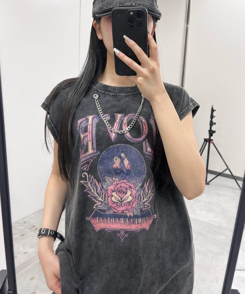 Figments（フィグメンツ）の「ピグメントチェーンビッグタンク（タンクトップ・レディース・その他1/その他2/その他3/その他4/その他5・FREE）」の16枚目の写真