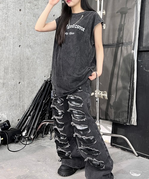 Figments（フィグメンツ）の「ピグメントチェーンビッグタンク（タンクトップ・レディース・その他1/その他2/その他3/その他4/その他5・FREE）」の21枚目の写真