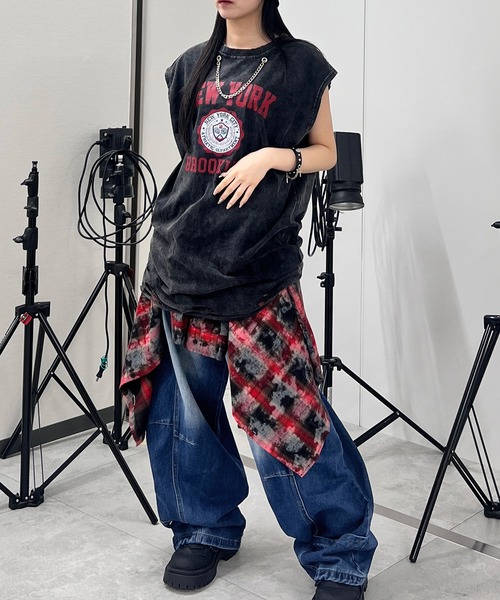 Figments（フィグメンツ）の「ピグメントチェーンビッグタンク（タンクトップ・レディース・その他1/その他2/その他3/その他4/その他5・FREE）」の22枚目の写真