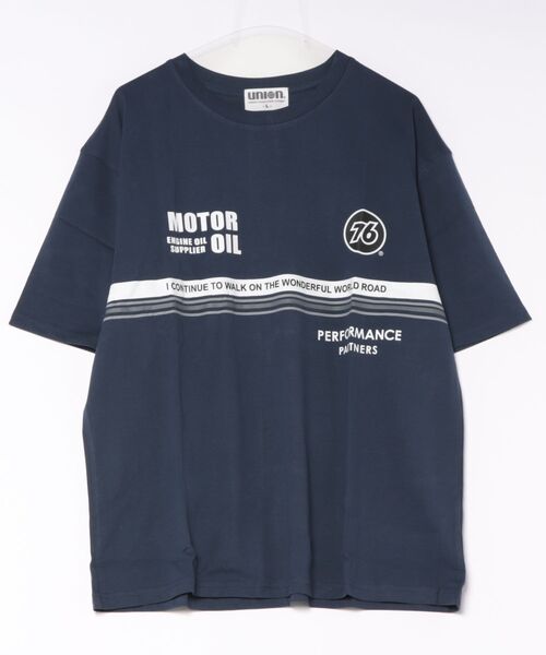 76(セブンティシックス)の「76 ラバープリント 半袖Tシャツ(Tシャツ/カットソー・メンズ・ブラック/ブラック系その他2/ブラック系その他/ホワイト系その他2/ネイビー系/ホワイト/ホワイト系その他/ライム/ホワイト系その他3/オレンジ/ネイビー/グリーン系その他/ネイビー系1・M/L/XL)」の12枚目の写真