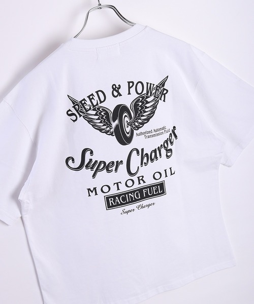 シャツ セール】76 ラバープリント 半袖Tシャツ（Tシャツ/カットソー）｜76
