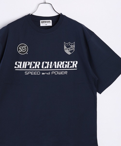MARK & LONA ロゴプリント 半袖Tシャツ セール】76 ラバープリント 半袖Tシャツ（Tシャツ/カットソー
