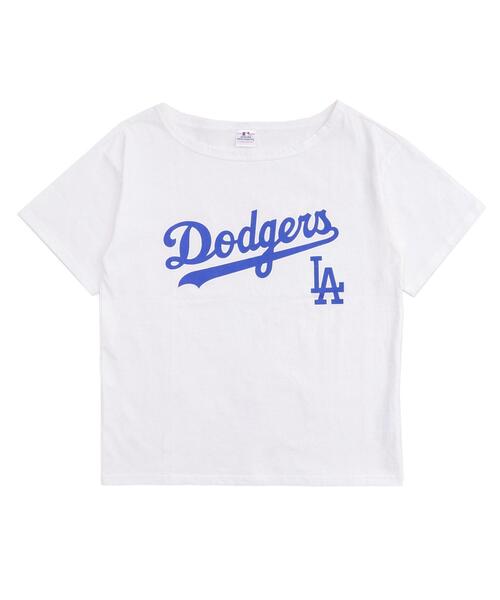 MLB（メジャーリーグベースボール）の「∴WEGO/グリッター ロゴ MLB別注オフショルビッグT（Tシャツ/カットソー・レディース・その他3/その他2/その他1・FREE）」の14枚目の写真