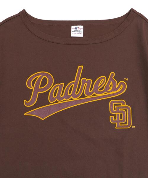 MLB（メジャーリーグベースボール）の「∴WEGO/グリッター ロゴ MLB別注オフショルビッグT（Tシャツ/カットソー・レディース・その他3/その他2/その他1・FREE）」の10枚目の写真