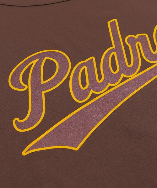 MLB（メジャーリーグベースボール）の「∴WEGO/グリッター ロゴ MLB別注オフショルビッグT（Tシャツ/カットソー・レディース・その他3/その他2/その他1・FREE）」の8枚目の写真