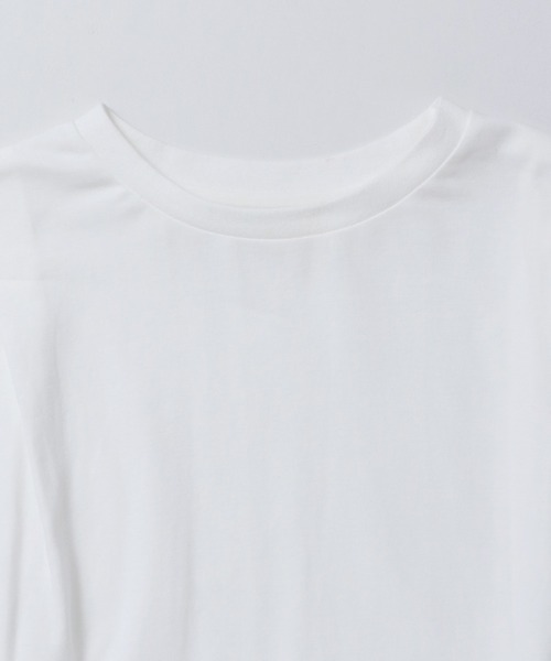 hunch(ハンチ)の「裾バルーン フレンチTシャツ(Tシャツ/カットソー・レディース・ブラック/オフホワイト/ライトイエロー・FREE)」の17枚目の写真