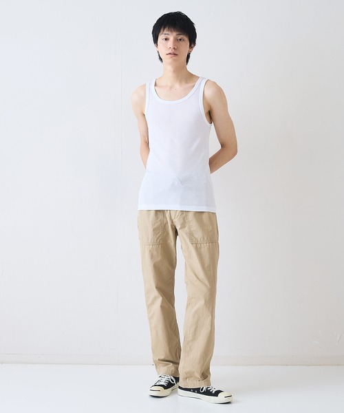 Dickies（ディッキーズ）の「【Dickies/ディッキーズ】2枚セット リブタンクトップ（タンクトップ・メンズ・ブラック/ホワイト・X-LARGE/LARGE/MEDIUM）」の6枚目の写真