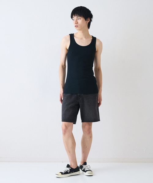 Dickies（ディッキーズ）の「【Dickies/ディッキーズ】2枚セット リブタンクトップ（タンクトップ・メンズ・ブラック/ホワイト・X-LARGE/LARGE/MEDIUM）」の10枚目の写真