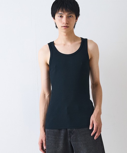 Dickies（ディッキーズ）の「【Dickies/ディッキーズ】2枚セット リブタンクトップ（タンクトップ・メンズ・ブラック/ホワイト・X-LARGE/LARGE/MEDIUM）」の13枚目の写真