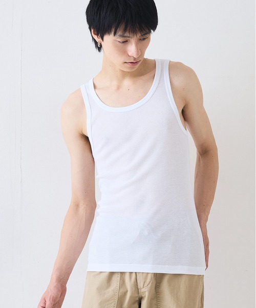 Dickies（ディッキーズ）の「【Dickies/ディッキーズ】2枚セット リブタンクトップ（タンクトップ・メンズ・ブラック/ホワイト・X-LARGE/LARGE/MEDIUM）」の7枚目の写真