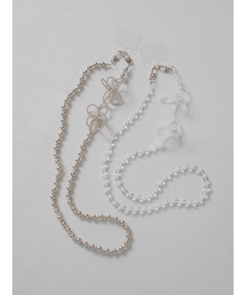 JUMELLE（ジュメロ）の「【Casselini】フラワービーズモバイルショルダー（スマホグッズ・レディース・シルバー・FREE）」の17枚目の写真