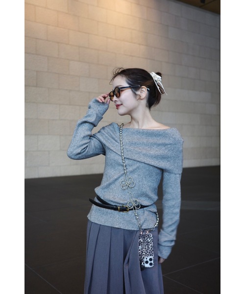 JUMELLE（ジュメロ）の「【Casselini】フラワービーズモバイルショルダー（スマホグッズ・レディース・シルバー・FREE）」の5枚目の写真