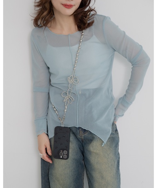 JUMELLE（ジュメロ）の「【Casselini】フラワービーズモバイルショルダー（スマホグッズ・レディース・シルバー・FREE）」の20枚目の写真