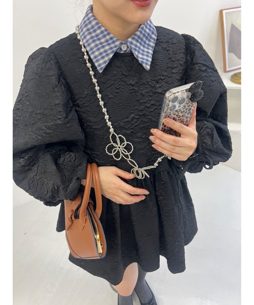 JUMELLE（ジュメロ）の「【Casselini】フラワービーズモバイルショルダー（スマホグッズ・レディース・シルバー・FREE）」の15枚目の写真