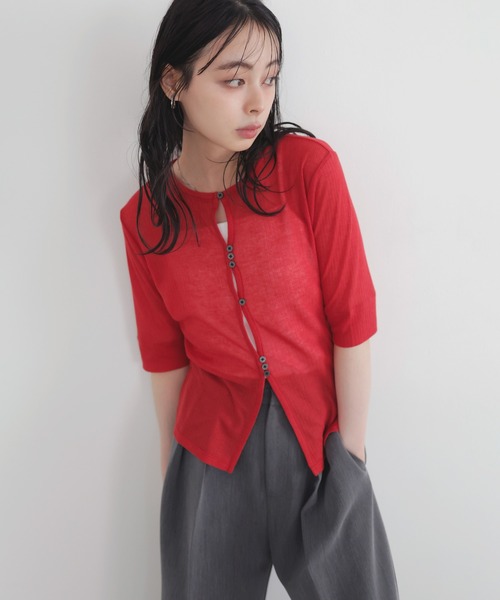 30%OFF】SIDE SLIT LONG TEE – Shinzone