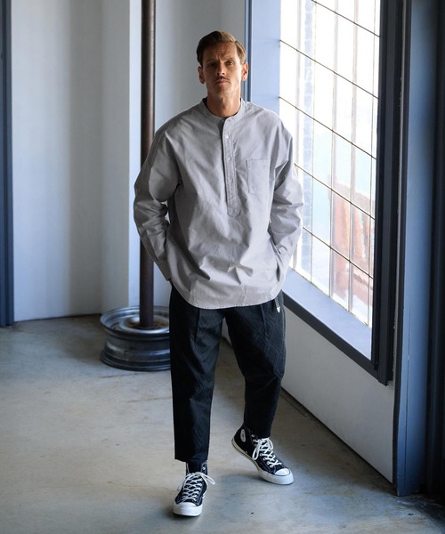 THEOREM(セオレム)の「ms6124-Chambray Rover Pullover LS Shirt シャツ(シャツ/ブラウス・メンズ・ブラック/ブルー/ホワイト・L/XL/M)」の14枚目の写真
