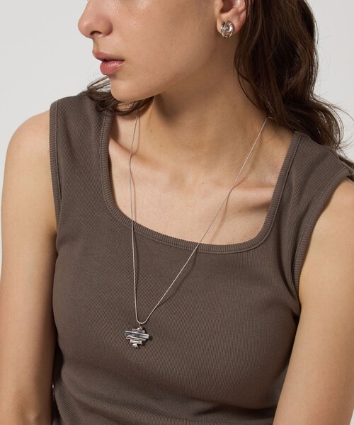 Coriquell シルバー 磁気ネックレス 緑のペンダント シルバーアクセサリー メンズ ペンダント・ネックレス グリーン