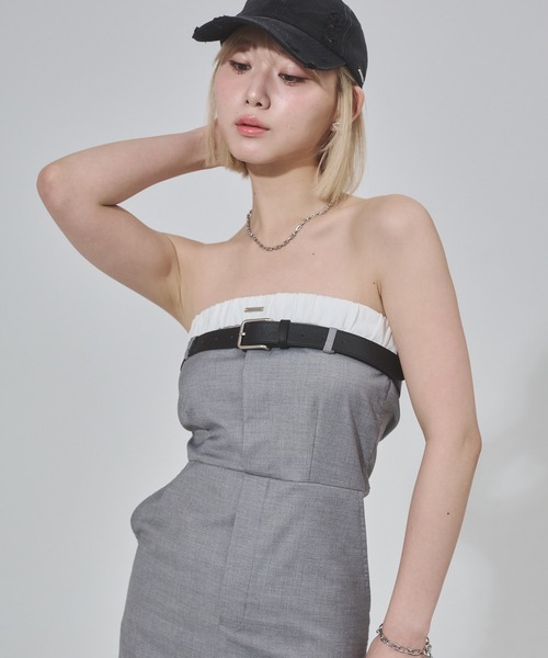 ENVYM(アンビー)の「【Aimi×ENVYM】ベーシックフェイクレザーベルト(ベルト・レディース・ブラック・FREE)」の17枚目の写真