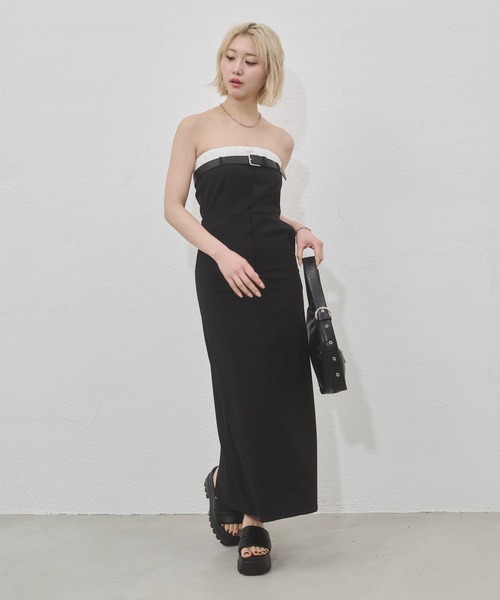 ENVYM(アンビー)の「【Aimi×ENVYM】ベーシックフェイクレザーベルト(ベルト・レディース・ブラック・FREE)」の22枚目の写真