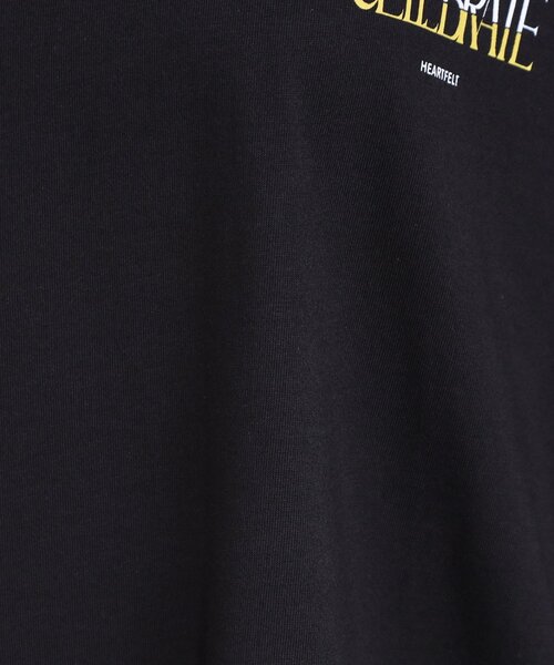 Cutie Blonde（キューティーブロンド）の「【洗える】ゆるシルエットが抜け感を演出 プリントBIG Tシャツ（Tシャツ/カットソー・レディース・ホワイト系1/チャコール/ブラック系1/ブルー系1・00）」の16枚目の写真