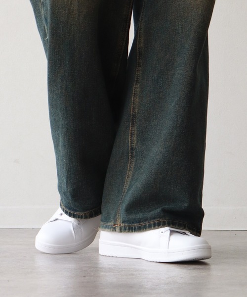 TOMMY HILFIGER(トミーヒルフィガー)の「【TOMMY HILFIGER/トミーヒルフィガー】H-LENDAR/シンセティックレザー ローカット ワンポイントスニーカー(スニーカー・メンズ・ホワイト・7.5/8/8.5/9/9.5/10)」の13枚目の写真