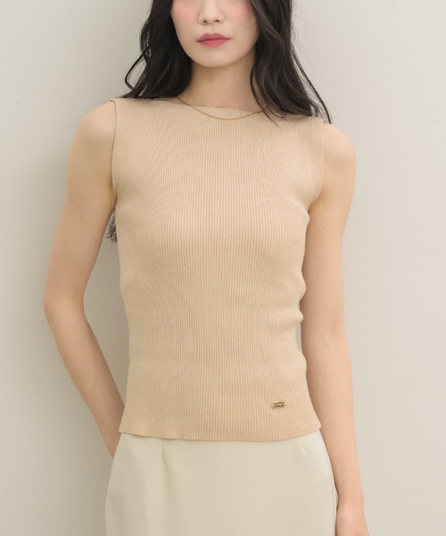 NEUNA（ヌナ）の「ラインタンク（タンクトップ・レディース・ベージュ/ブラック・FREE）」の18枚目の写真